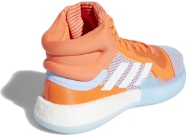 adidas Marquee Boost 高筒 復古籃球鞋 男款 藍橙 Lookbook adidas Marquee Boost 高筒 復古籃球鞋 男款 藍橙