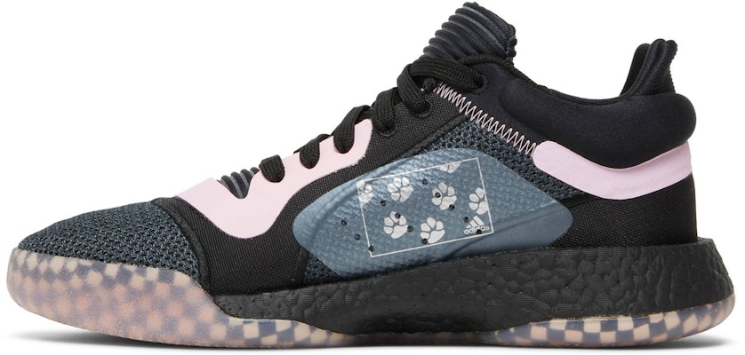 adidas Marquee Boost Low 'Hitam Pink' EE6858 Lookbook adidas Marquee Boost Low 'Hitam Pink' EE6858