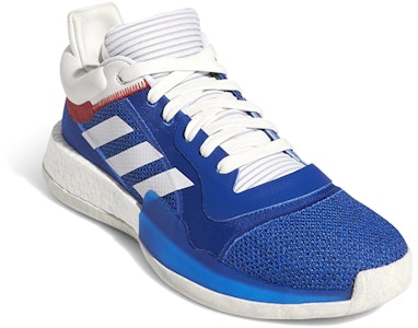 adidas Marquee Boost Low 'Collegiate Royal' Lelaki Biru Klasik D96935 Lookbook adidas Marquee Boost Low 'Collegiate Royal' Lelaki Biru Klasik D96935