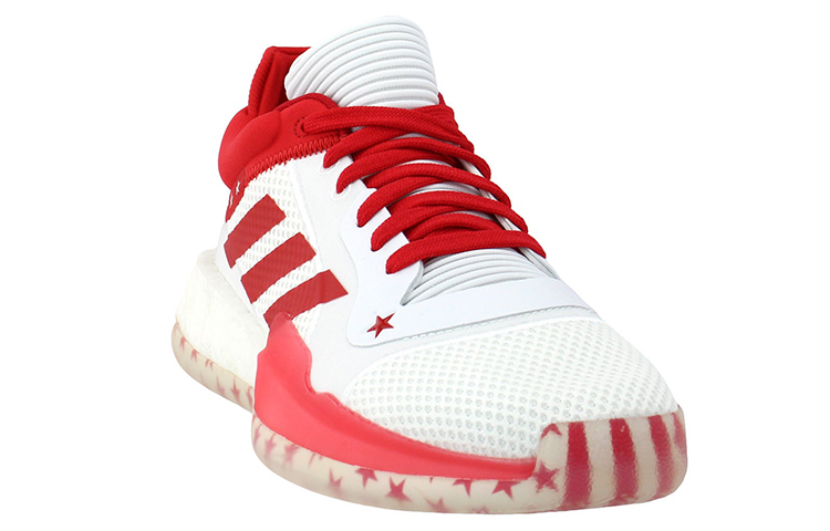 Lookbook Adidas Marquee Boost Low 低幫 復古籃球鞋 男款 白紅