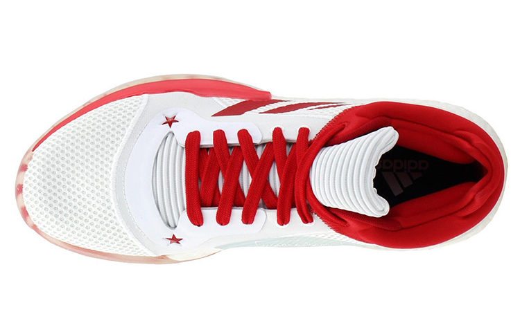 Shop Adidas Marquee Boost Low 低幫 復古籃球鞋 男款 白紅