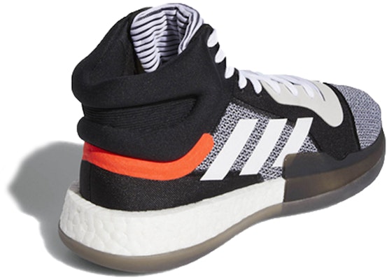 adidas Marquee Boost Mid 'Core Black' BB7822 Lookbook adidas Marquee Boost Mid 'Core Black' BB7822