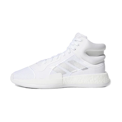 adidas Marquee Boost Vintage basketball shoes 'Silver White'