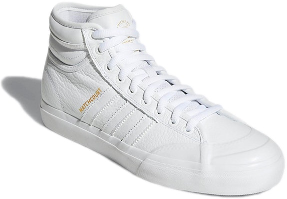 adidas Matchcourt High RX2 'Blanco Oro Metálico' CQ1122 Lookbook adidas Matchcourt High RX2 'Blanco Oro Metálico' CQ1122