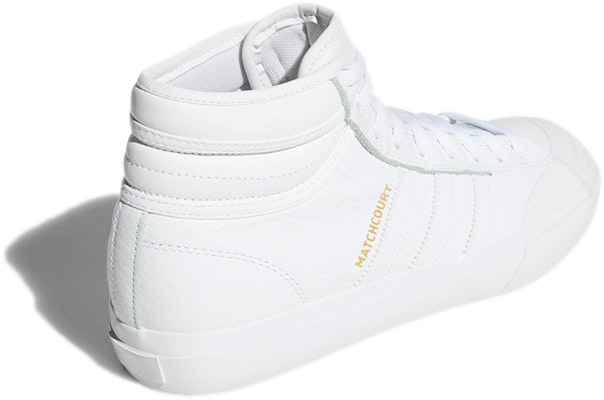 adidas Matchcourt High RX2 'Blanco Oro Metálico' CQ1122 Shop adidas Matchcourt High RX2 'Blanco Oro Metálico' CQ1122