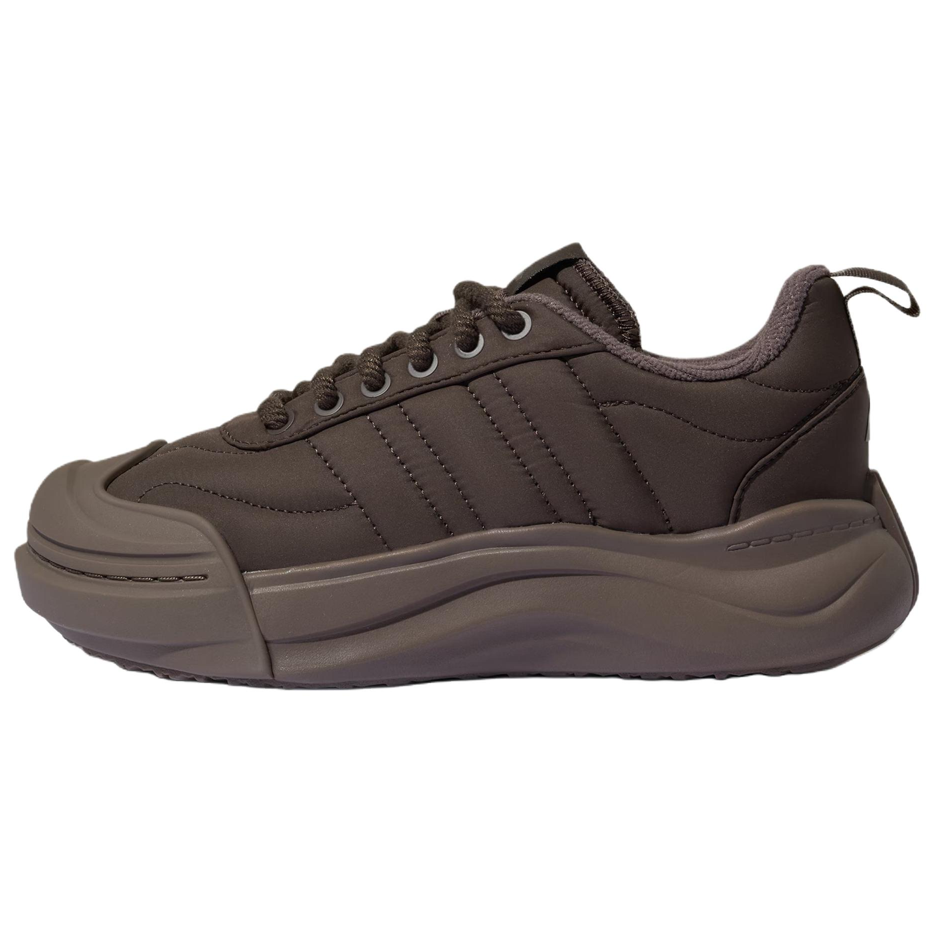 adidas MAXXPUFF Brown Casual Bread Toe Shoes Comfort Fit KK3109