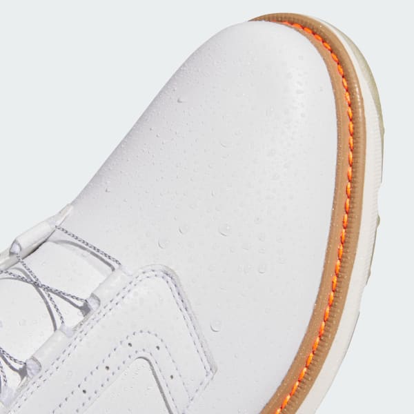 Sizing Adidas MC70 Boa 無釘高爾夫鞋 雲白/紙板色/冰橘 JQ3461