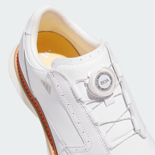 Cheap Adidas MC70 Boa 無釘高爾夫鞋 雲白/紙板色/冰橘 JQ3461