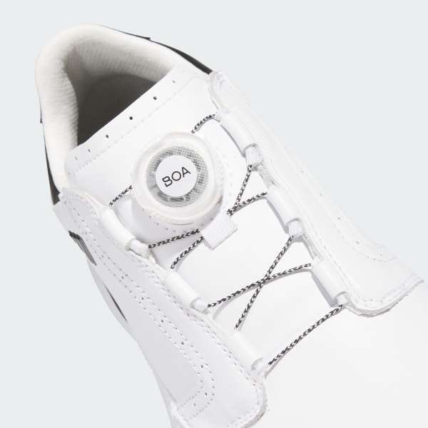 Cheap Adidas MC70 Boa Golf Tanpa Paku Putih/Hitam Teras/Biru Kristal JQ3462