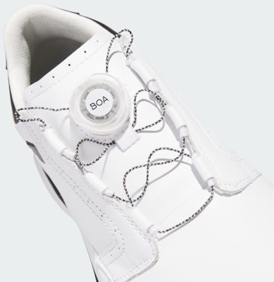 Adidas MC70 Boa Golf Tanpa Paku Putih/Hitam Teras/Biru Kristal JQ3462 1