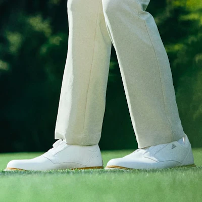 Adidas MC70 Boa 無釘高爾夫鞋 雲白/紙板色/冰橘 JQ3461 2