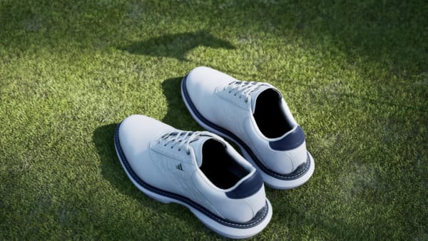 Order Adidas MC70 Zapatillas de Golf Sin Clavos Blanco/Navy/Halo Plateado JQ3492