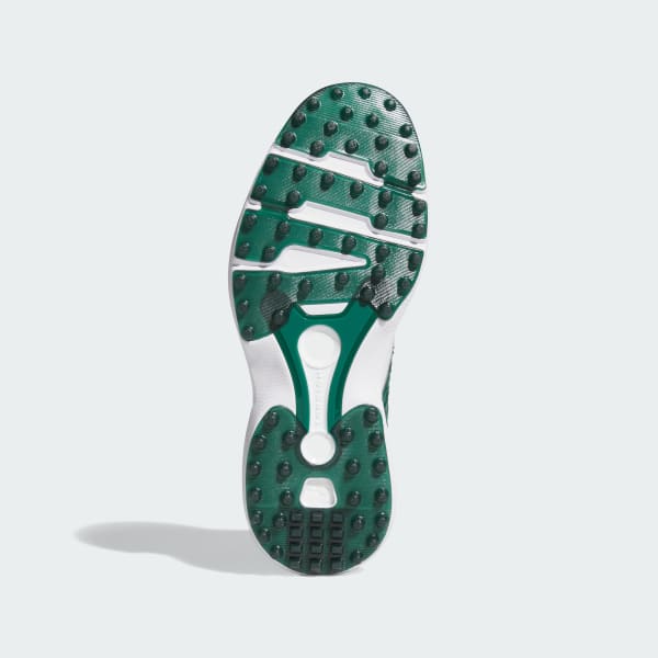 Lookbook 아디다스 MC70 스파이크리스 골프화 클라우드 화이트/컬리지에이트 그린/오프 화이트 JQ3494