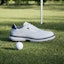 Lookbook Adidas MC70 Zapatillas de Golf Sin Clavos Blanco/Navy/Halo Plateado JQ3492