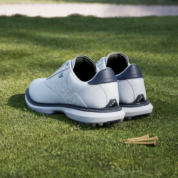 Details for Adidas MC70 Zapatillas de Golf Sin Clavos Blanco/Navy/Halo Plateado JQ3492