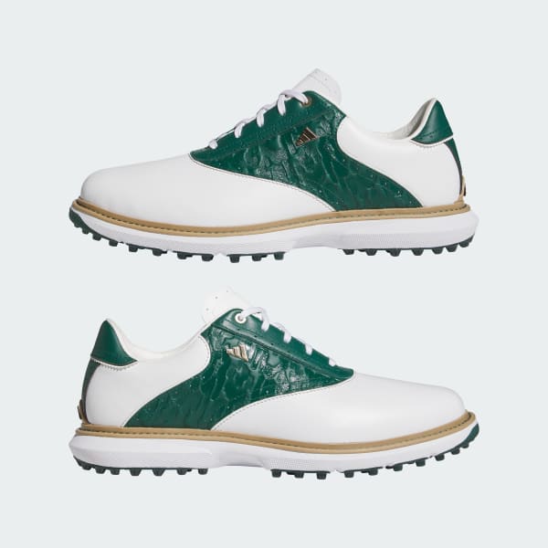 Sizing 아디다스 MC70 스파이크리스 골프화 클라우드 화이트/컬리지에이트 그린/오프 화이트 JQ3494