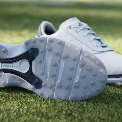 Adidas MC70 Zapatillas de Golf Sin Clavos Blanco/Navy/Halo Plateado JQ3492 1