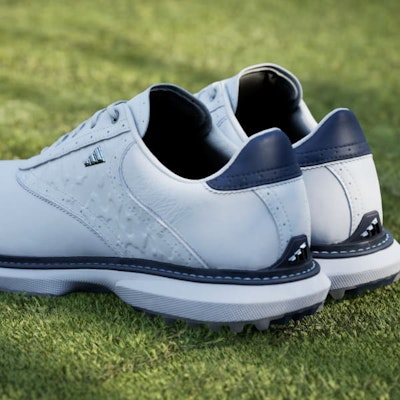 Adidas MC70 Zapatillas de Golf Sin Clavos Blanco/Navy/Halo Plateado JQ3492 2