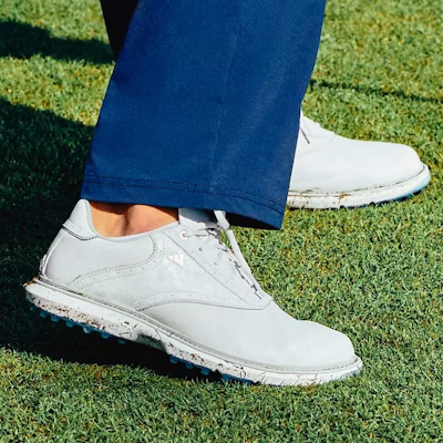 아디다스 MC70 스파이크리스 골프화 대시 그레이/헤일로 실버/루시드 레이 블루 JQ3493 4