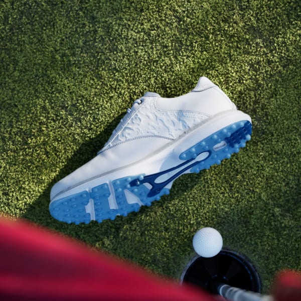 Sizing 아디다스 MC70 스파이크리스 골프화 대시 그레이/헤일로 실버/루시드 레이 블루 JQ3493