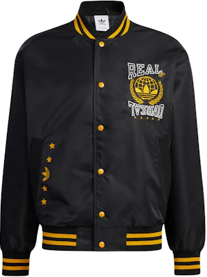 adidas MC 編織黑色復古學院風轟炸夾克 HY1357 Buy adidas MC 編織黑色復古學院風轟炸夾克 HY1357