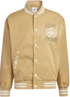 adidas MC Woven Bomber Retro Logo Patch Loose Fit Flight Jacket HY1358 adidas MC Woven Bomber Retro Logo Patch Loose Fit Flight Jacket HY1358