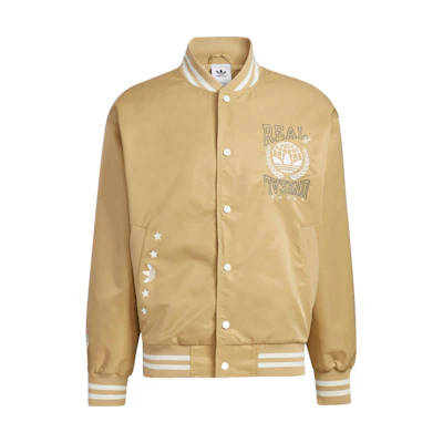 adidas MC Woven Bomber Retro Logo Patch Loose Fit Flight Jacket HY1358
