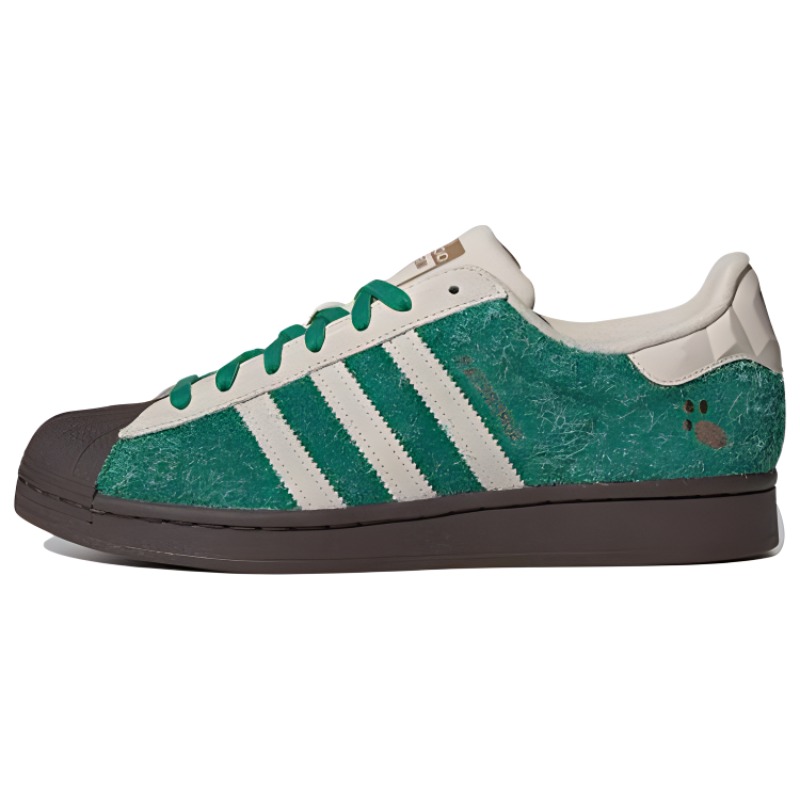 adidas Melting Sadness x originals Superstar Karoro Hole 'Green White Black' H06341