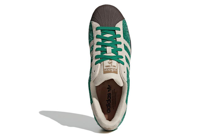 Lookbook adidas Melting Sadness x Originals Superstar Karoro 'Verde Blanco Negro' H06341