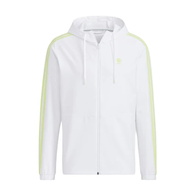 adidas Men’s CE 3-Stripes Windbreaker Jacket White HD4663