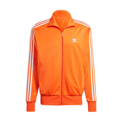 adidas Men’s Firebird Track Top Orange - 3-Stripes Colorblock Jacket IR9902