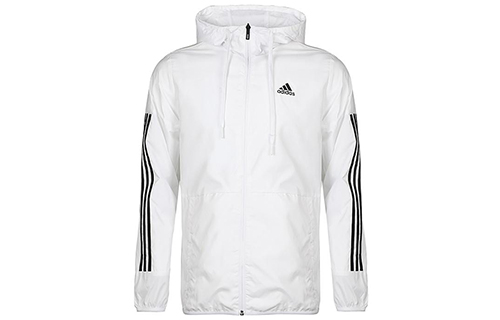 adidas Men’s Sporty Woven Hooded Jacket White DU5184 圖 2