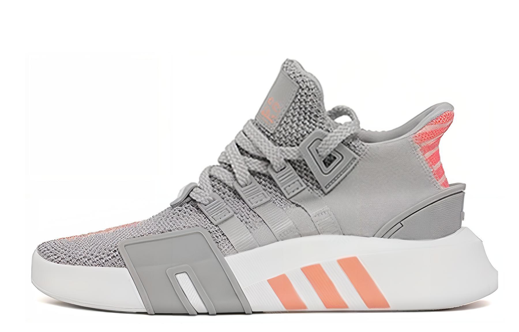 adidas Mens and EQT Back ADV Grey Two/Orange-White AC7351