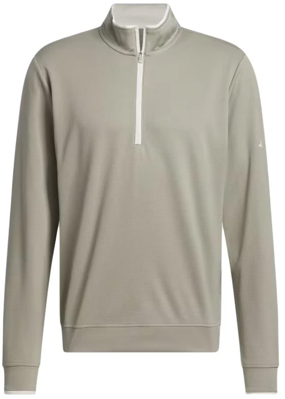 adidas-mens-lightweight-half-zip-pullover-silver-pebble-long-sleeve-top-iu-4508