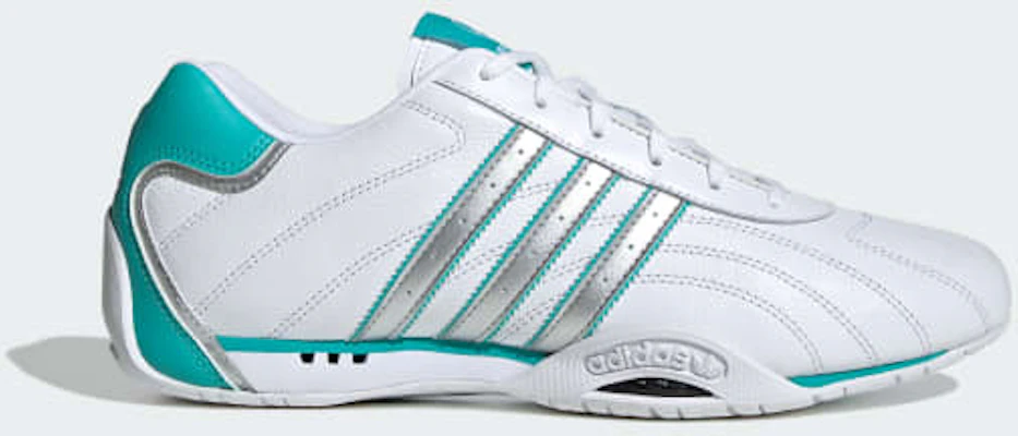 adidas Mercedes-AMG F1 Team Adiracer LO Cloud White/Matte Silver/Semi Mint Rush KJ1187 Buy adidas Mercedes-AMG F1 Team Adiracer LO Cloud White/Matte Silver/Semi Mint Rush KJ1187
