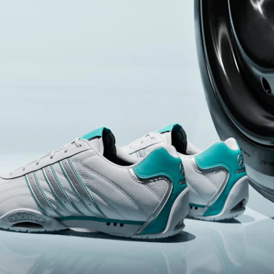 adidas Mercedes-AMG F1 Team Adiracer LO 白銀薄荷綠賽車鞋 KJ1187 3