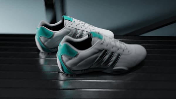Lookbook adidas Mercedes-AMG F1 Team Adiracer LO 白銀薄荷綠賽車鞋 KJ1187