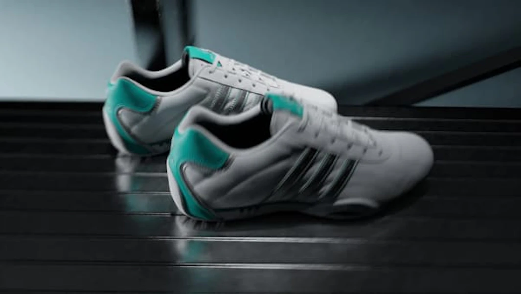 adidas Mercedes-AMG F1 Team Adiracer LO 白銀薄荷綠賽車鞋 KJ1187 Lookbook adidas Mercedes-AMG F1 Team Adiracer LO 白銀薄荷綠賽車鞋 KJ1187
