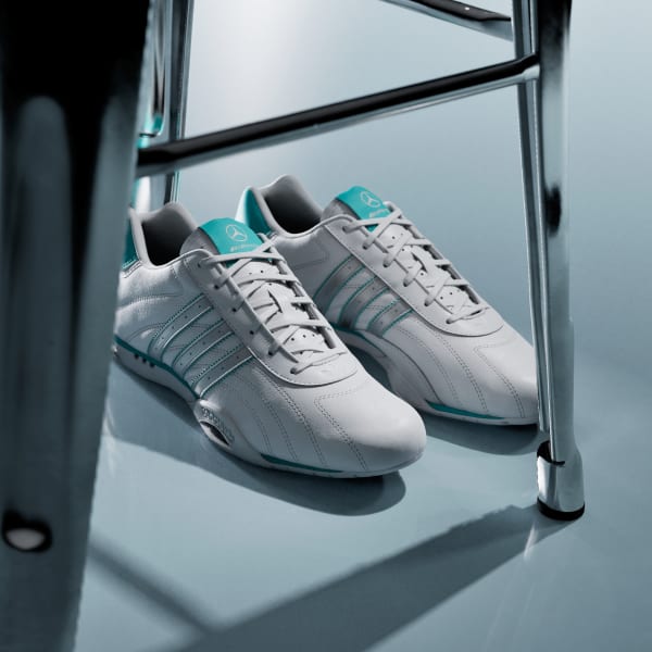 Details for adidas Mercedes-AMG F1 Team Adiracer LO 白銀薄荷綠賽車鞋 KJ1187
