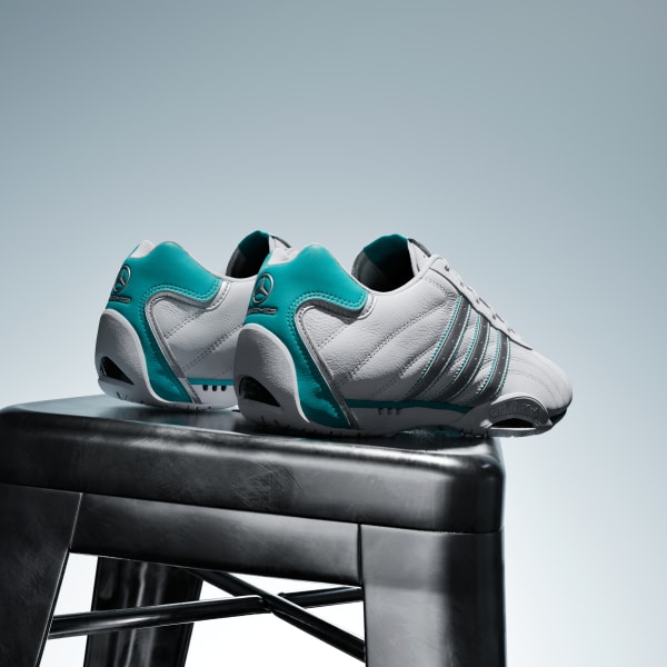 Sizing adidas Mercedes-AMG F1 Team Adiracer LO 白銀薄荷綠賽車鞋 KJ1187