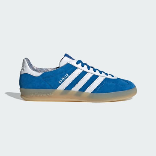adidas Mercedes-AMG F1 Team Gazelle Indoor Shoes Blue Bird/Cloud White/Gum KJ3264