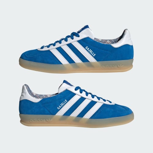 Sizing adidas Mercedes-AMG F1 Gazelle 室內鞋 藍鳥/雲白/黃褐色 KJ3264