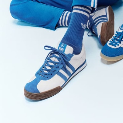 adidas Mercedes-AMG F1 Team Samba 62 Bianco/Blue Bird/Gum KJ3265 3