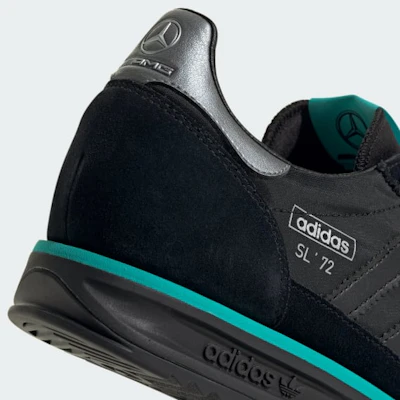 Adidas Mercedes-AMG Petronas F1 Team SL 72 RS Core Black/Core Black/Silver Metallic JQ1782 Cheap Adidas Mercedes-AMG Petronas F1 Team SL 72 RS Core Black/Core Black/Silver Metallic JQ1782