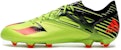 adidas Messi 15.1 FG AG 'Solar Slime' kasut bola hijau terang. S74679