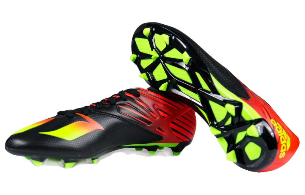 Shop アディダス メッシ 15.3 AG/FG 黒赤緑 AF4852