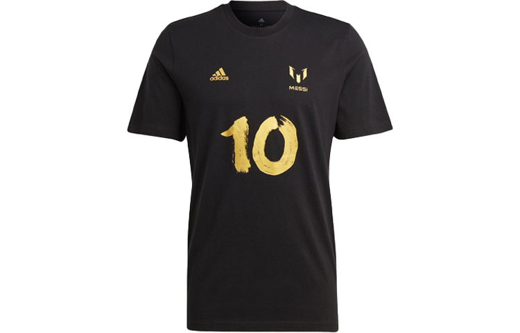adidas Messi CNY Graphic Tee Black Soccer T-Shirt HY1013