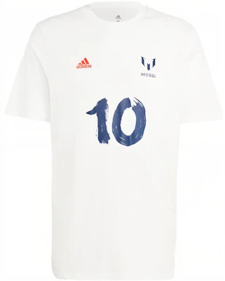 adidas Messi 新年圖案短袖T恤 白色 - 足球運動上衣 HT5196 Buy adidas Messi 新年圖案短袖T恤 白色 - 足球運動上衣 HT5196