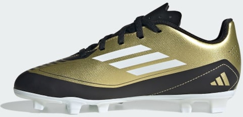 (Youth) adidas Messi F50 Club FxG 'Gold Metallic' IG9319 Sizing (Youth) adidas Messi F50 Club FxG 'Gold Metallic' IG9319