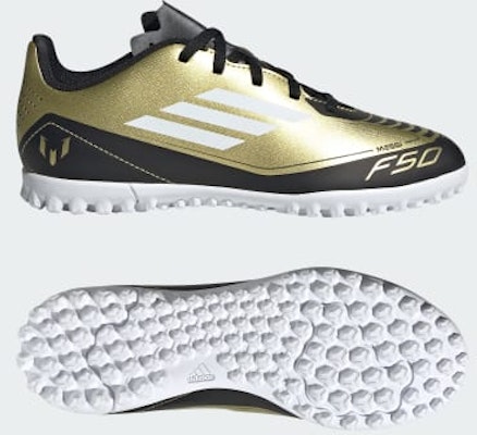 (Youth) adidas Messi F50 Club TF 'Gold Metallic' IG9297 Buy (Youth) adidas Messi F50 Club TF 'Gold Metallic' IG9297